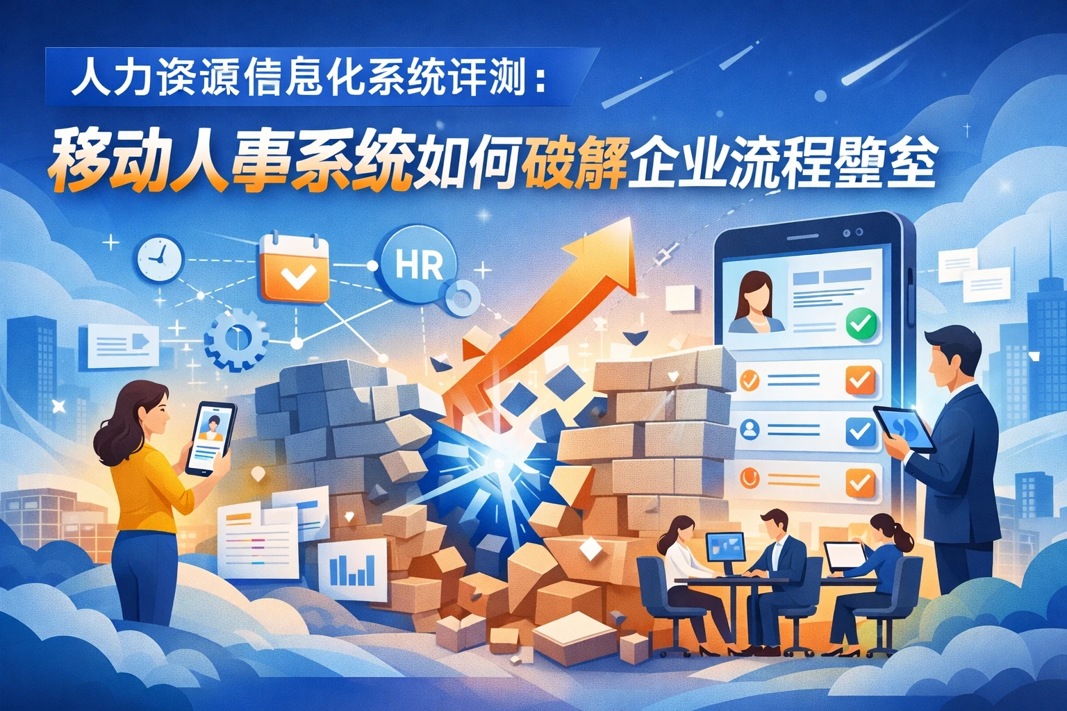 人力资源信息化系统评测:移动人事系统如何破解企业流程壁垒