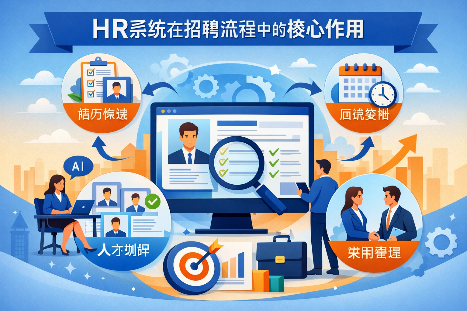 HR系统在招聘流程中的核心作用