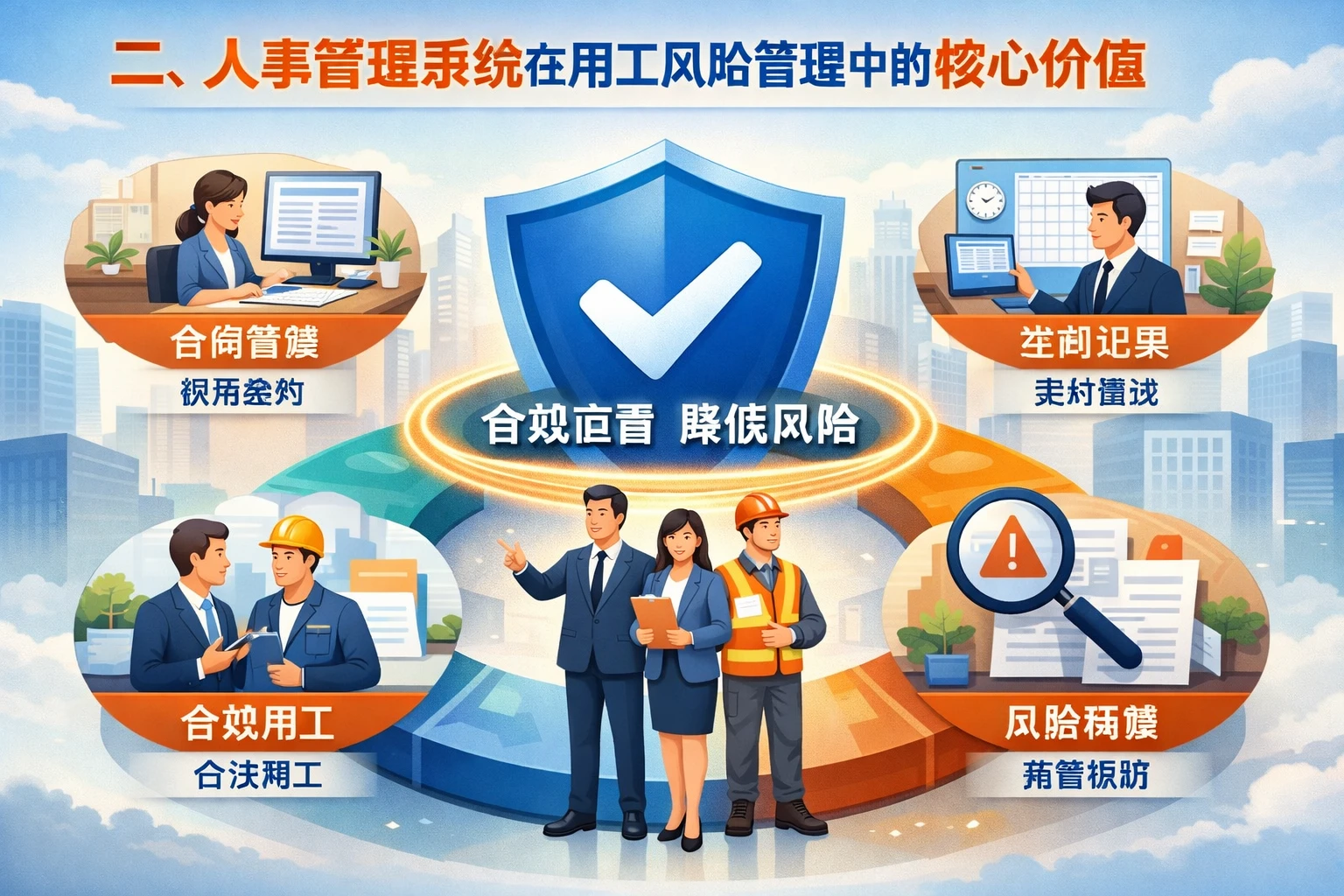 二、人事管理系统在用工风险管理中的核心价值