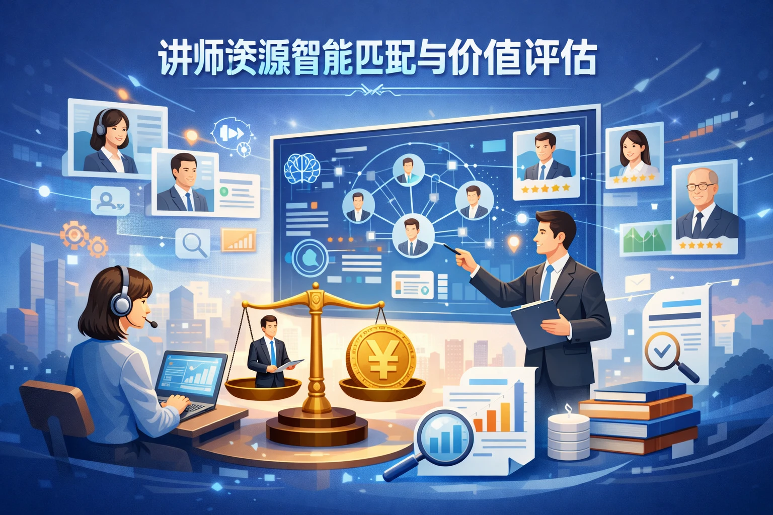 讲师资源智能匹配与价值评估
