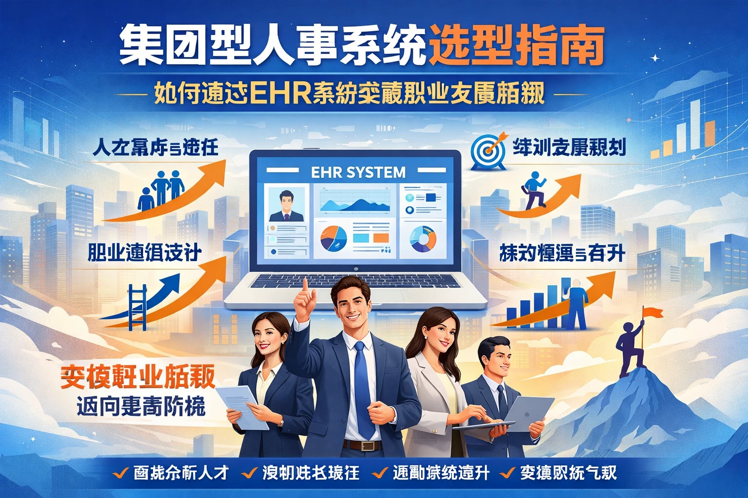 集团型人事系统选型指南：如何通过EHR系统突破职业发展瓶颈
