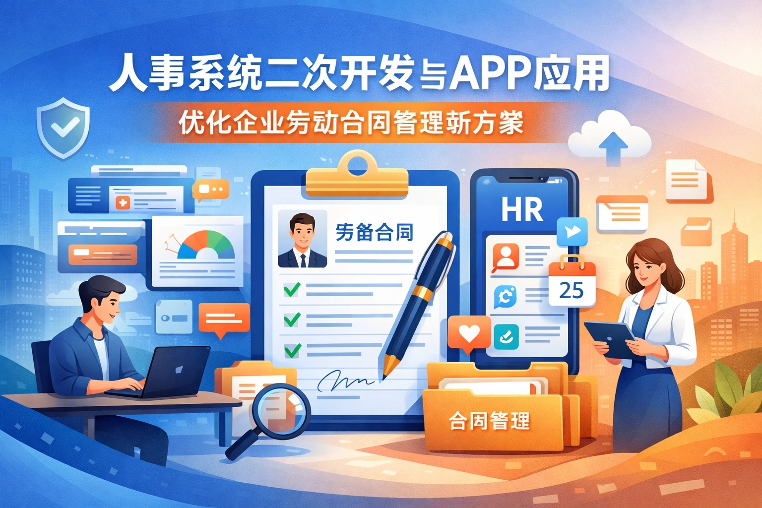 人事系统二次开发与APP应用：优化企业劳动合同管理新方案