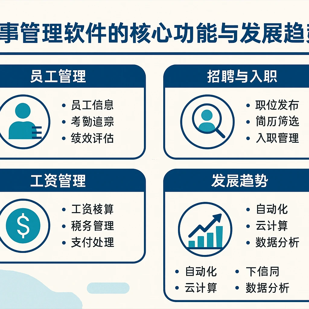 人事管理软件的核心功能与发展趋势