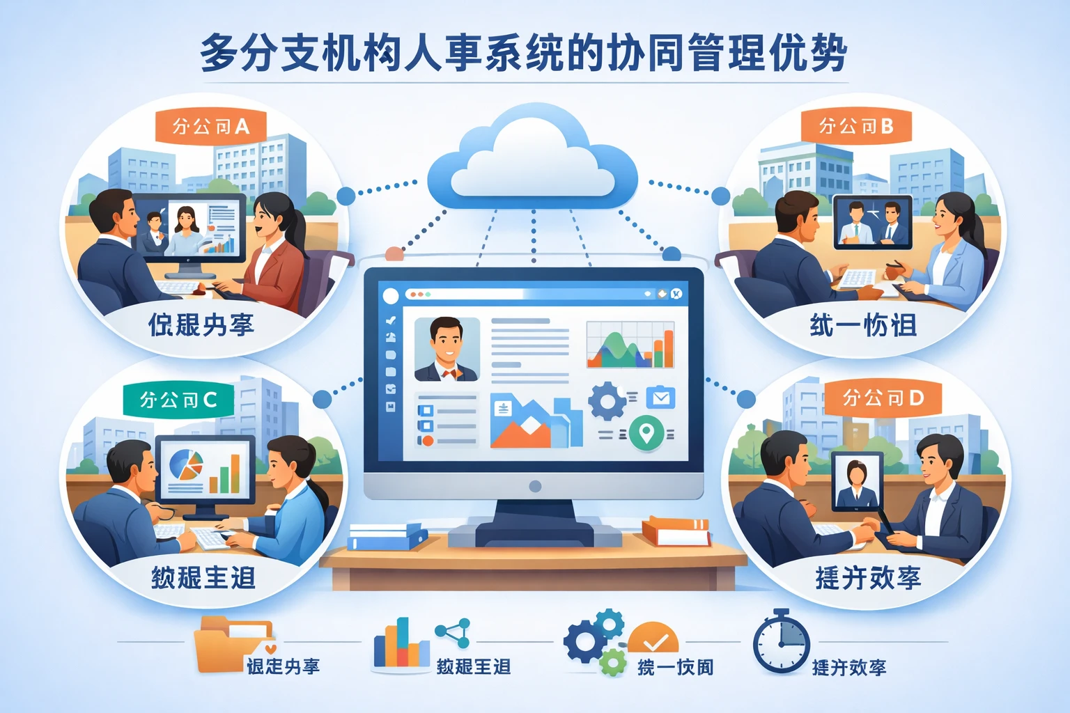 多分支机构人事系统的协同管理优势