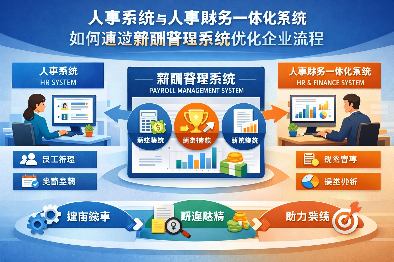 人事系统与人事财务一体化系统如何通过薪酬管理系统优化企业流程