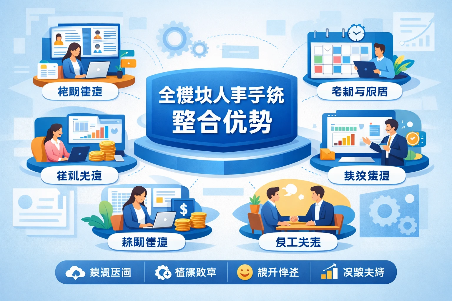 全模块人事系统的整合优势