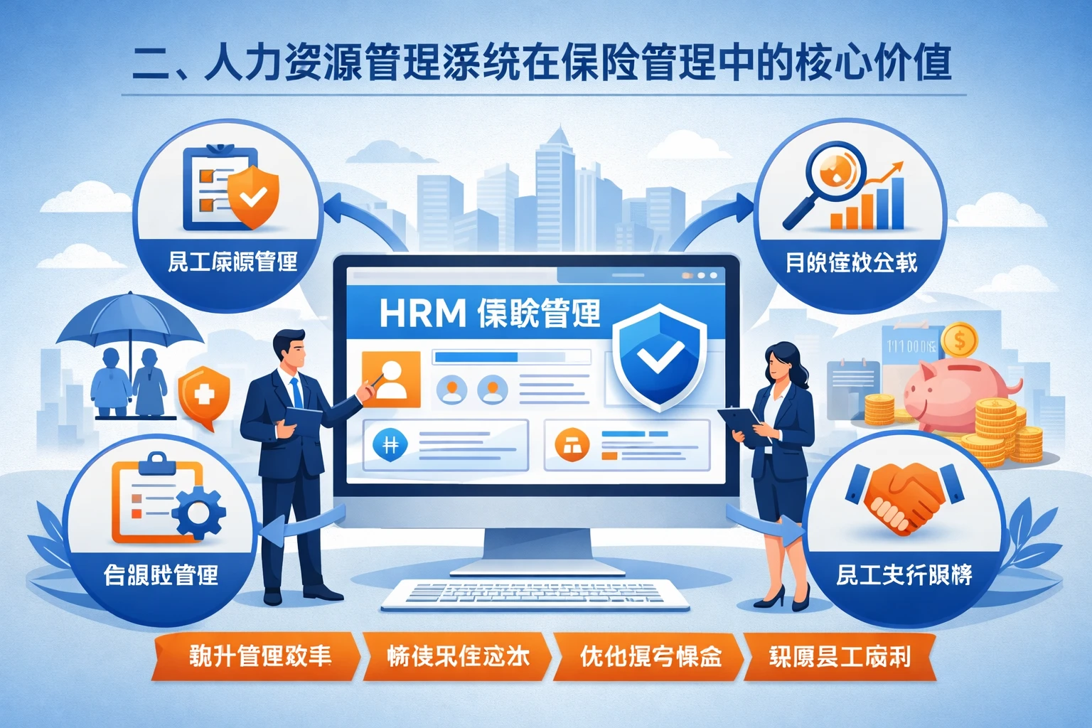 二、人力资源管理系统在保险管理中的核心价值