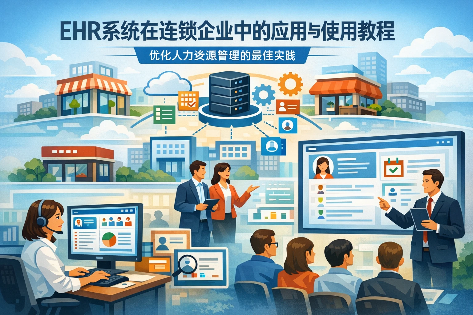 EHR系统在连锁企业中的应用与使用教程：优化人力资源管理的最佳实践