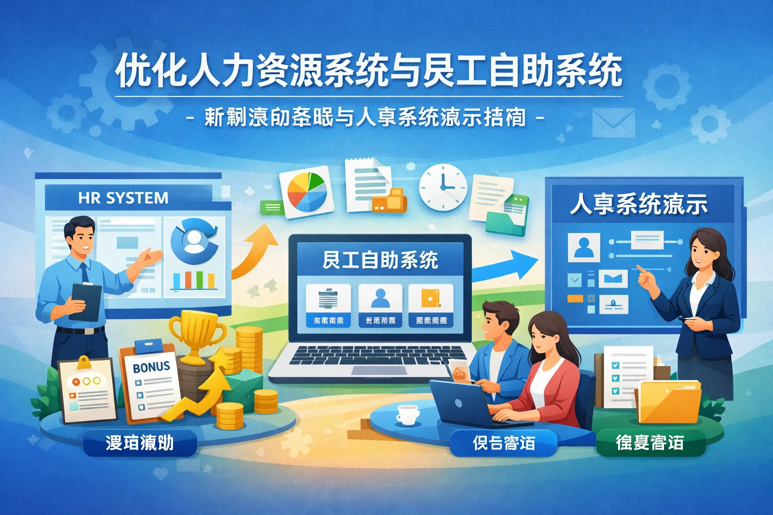优化人力资源系统与员工自助系统：薪酬激励策略与人事系统演示指南