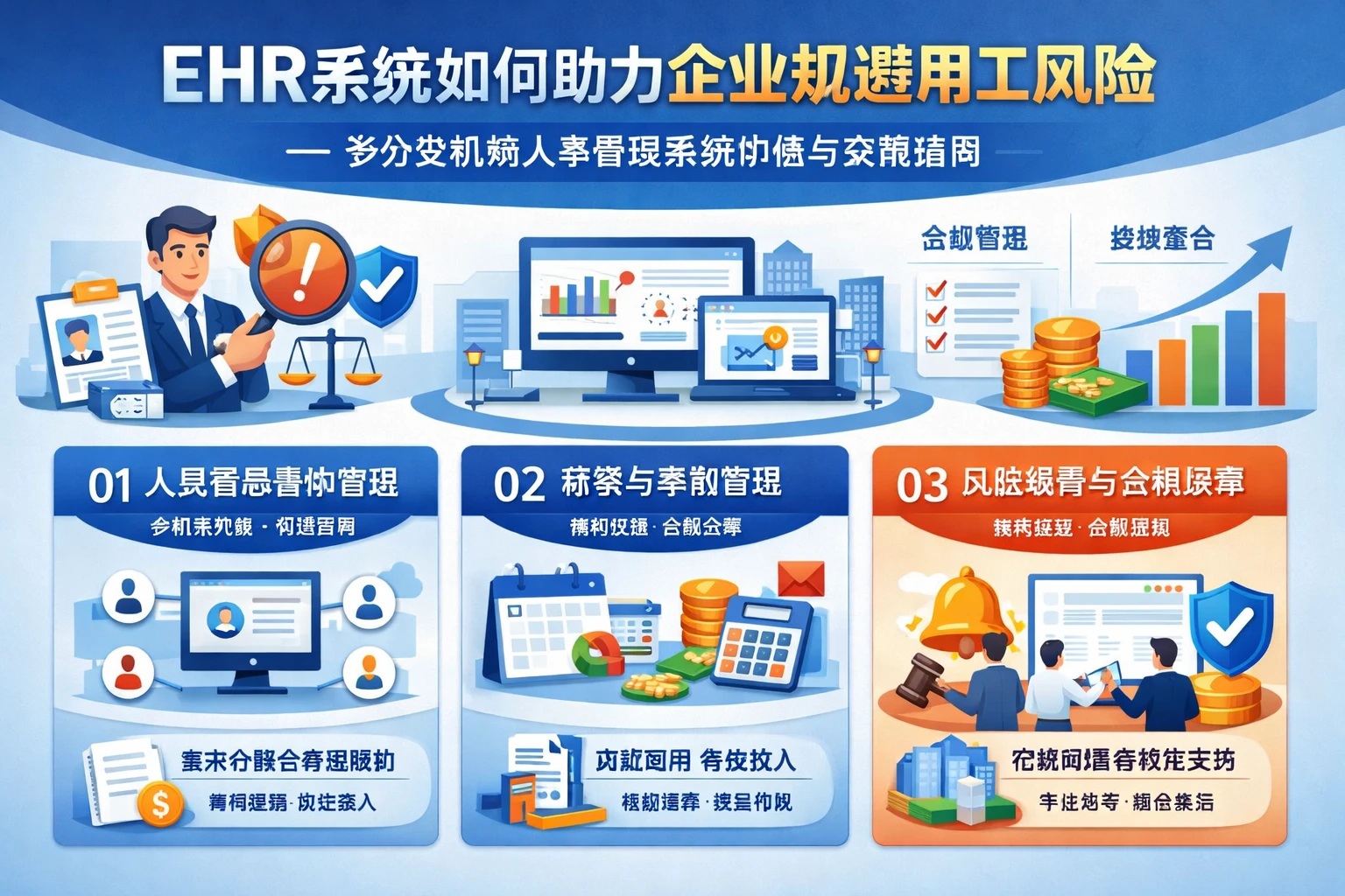 EHR系统如何助力企业规避用工风险——多分支机构人事管理系统价格与实施指南
