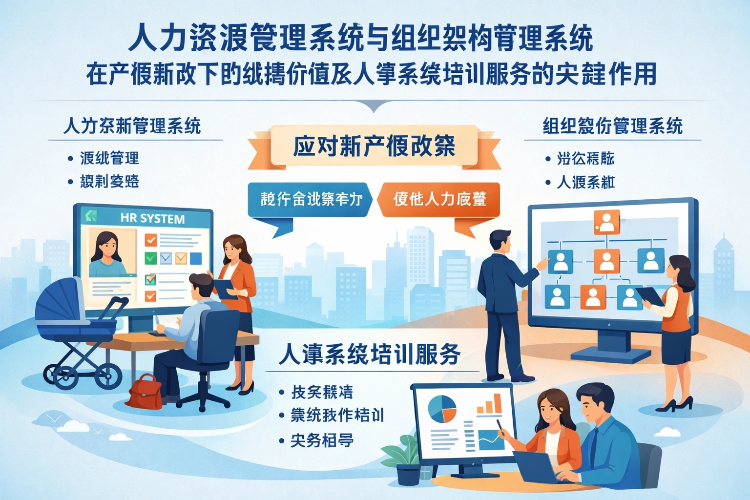 人力资源管理系统与组织架构管理系统在产假新政下的战略价值及人事系统培训服务的关键作用