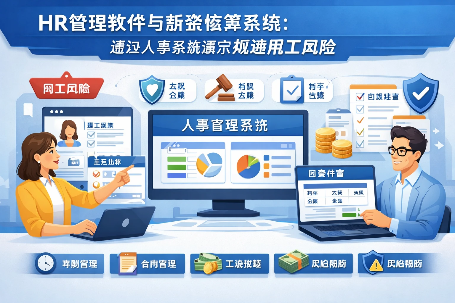 HR管理软件与薪资核算系统：通过人事系统演示规避用工风险
