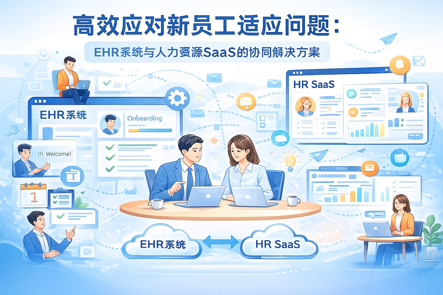 高效应对新员工适应问题：EHR系统与人力资源SaaS的协同解决方案