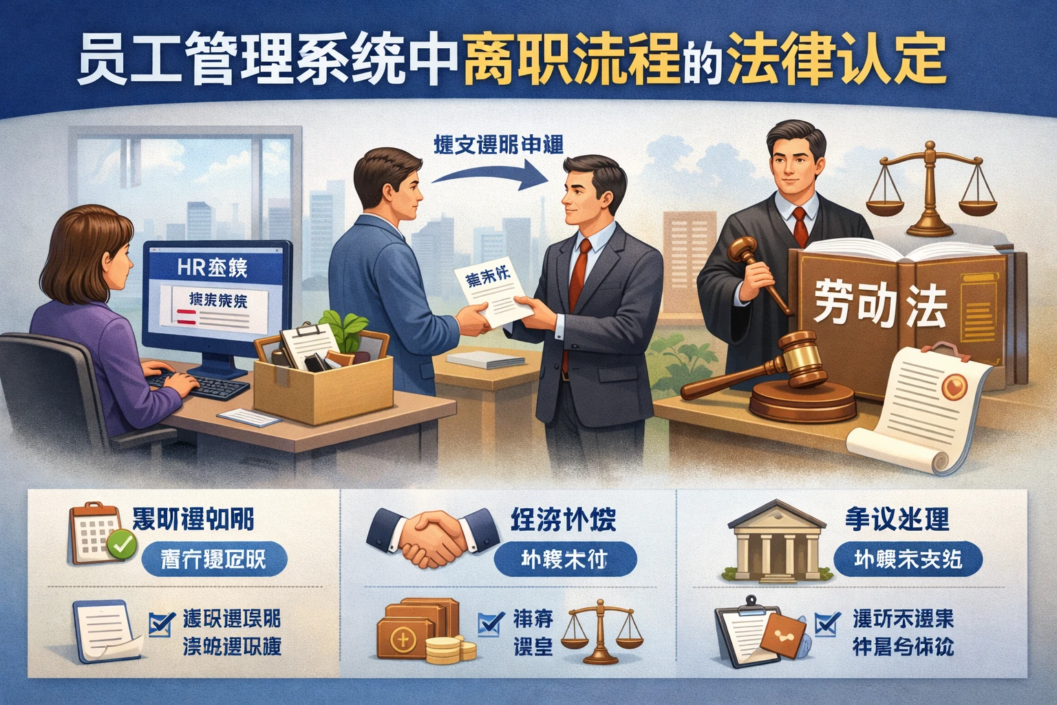 员工管理系统中离职流程的法律认定