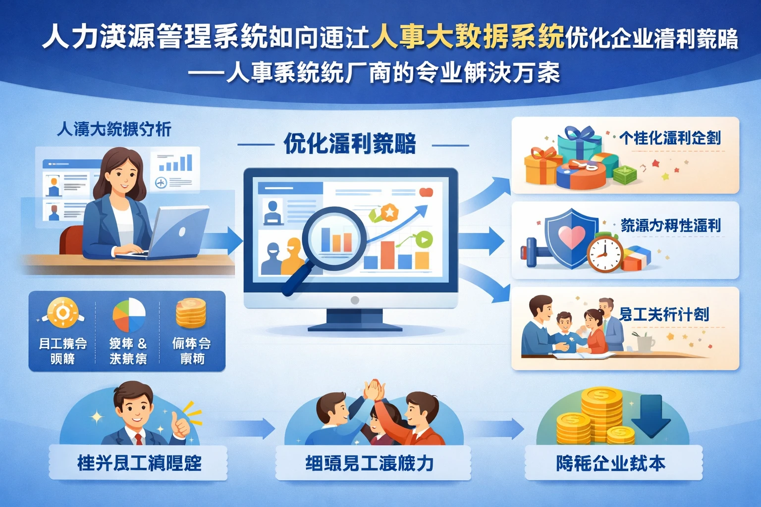人力资源管理系统如何通过人事大数据系统优化企业福利策略——人事系统厂商的专业解决方案