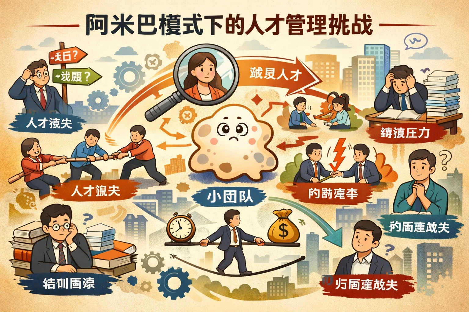 阿米巴模式下的人才管理挑战