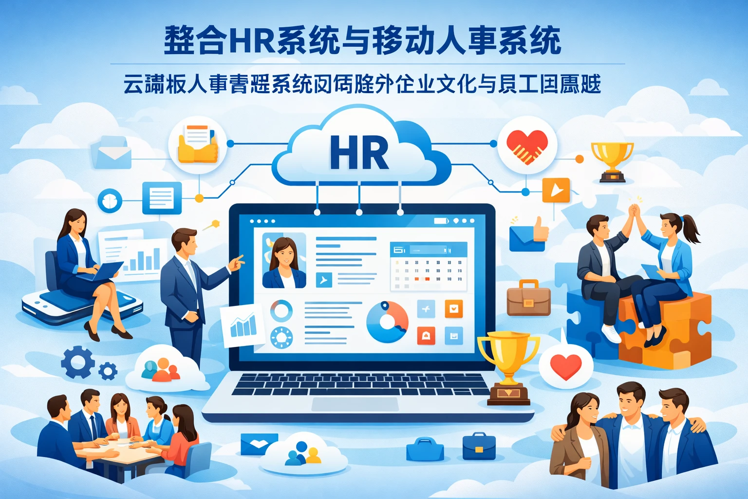 整合HR系统与移动人事系统：云端版人事管理系统如何提升企业文化与员工归属感