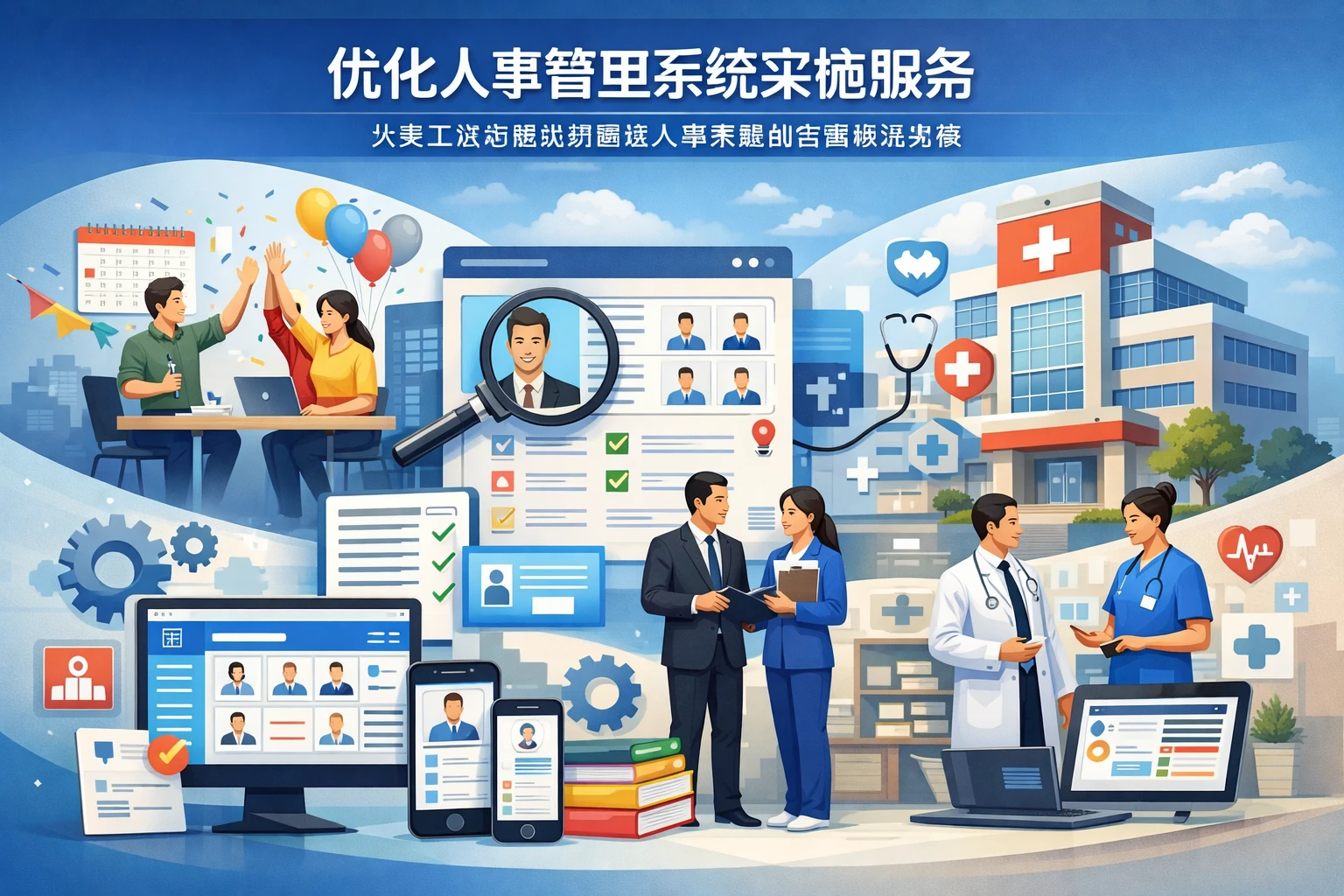 优化人事管理系统实施服务：从员工活动组织到医院人事系统的全面解决方案