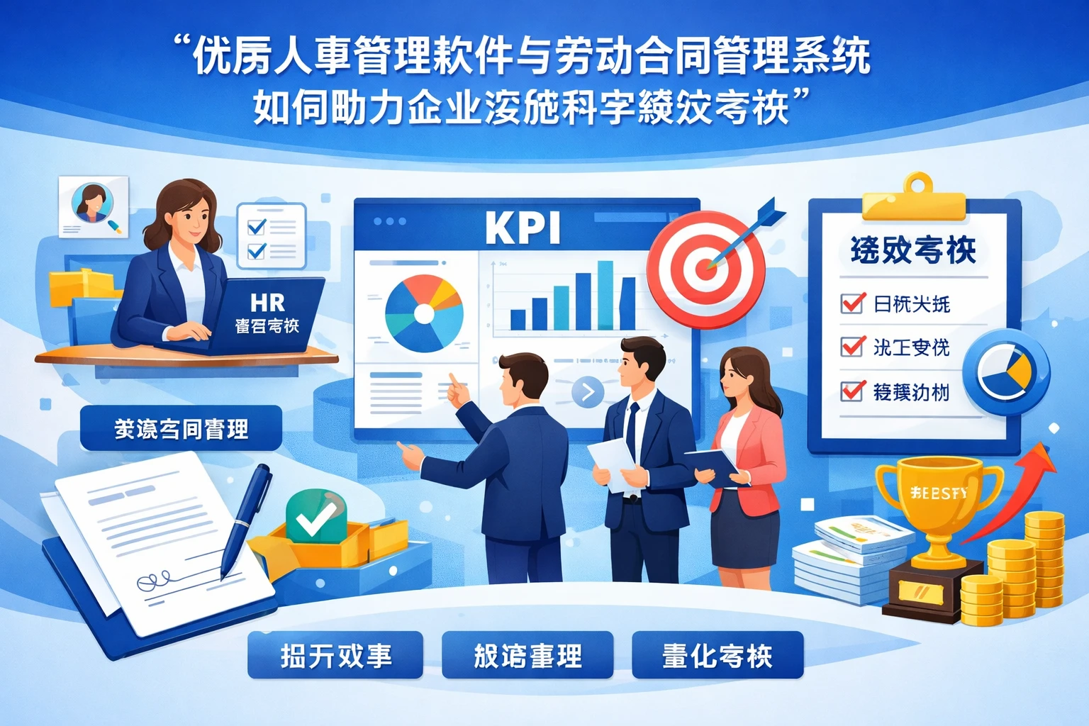 优质人事管理软件与劳动合同管理系统如何助力企业实施科学绩效考核