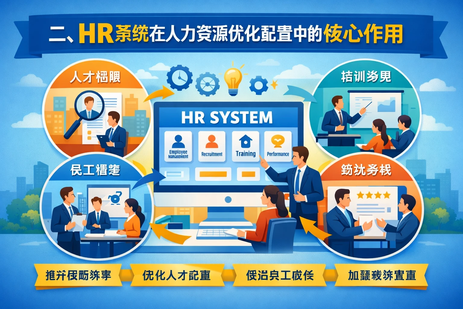 二、HR系统在人力资源优化配置中的核心作用