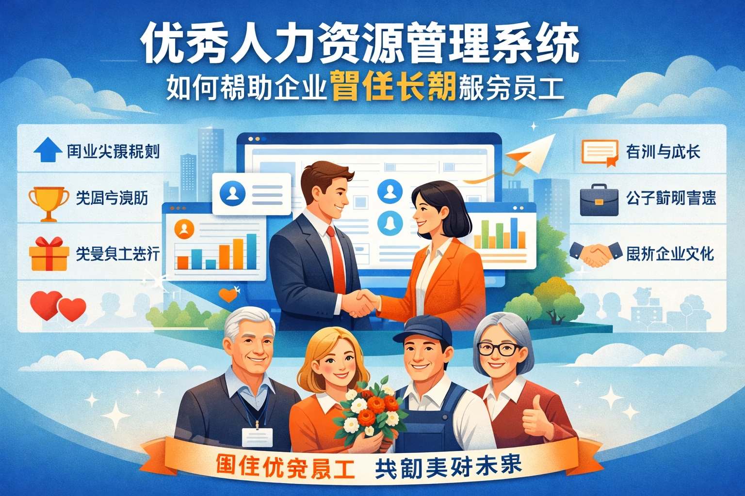 优秀人力资源管理系统如何帮助企业留住长期服务员工