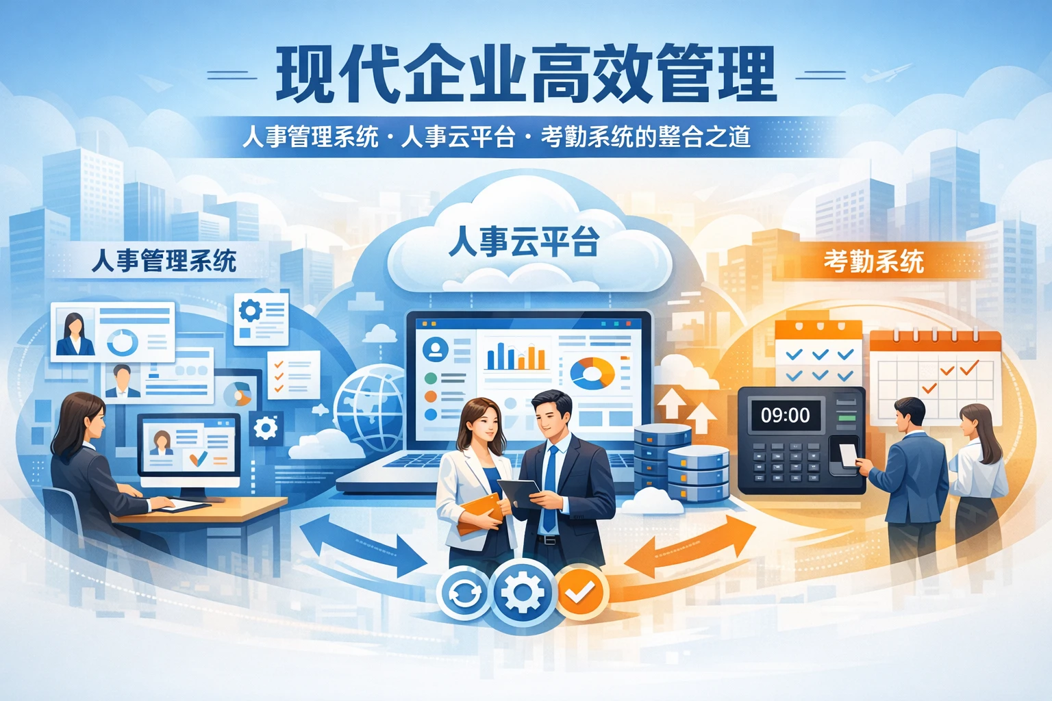 现代企业高效管理：人事管理系统、人事云平台与考勤系统的整合之道