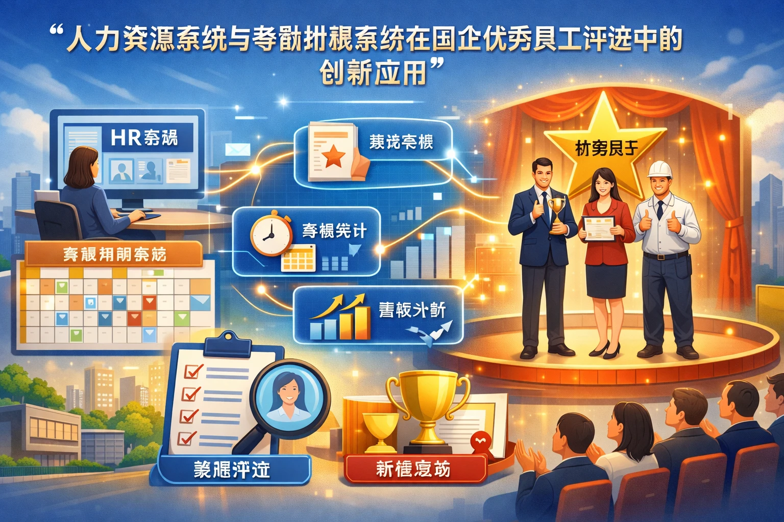 人力资源系统与考勤排班系统在国企优秀员工评选中的创新应用