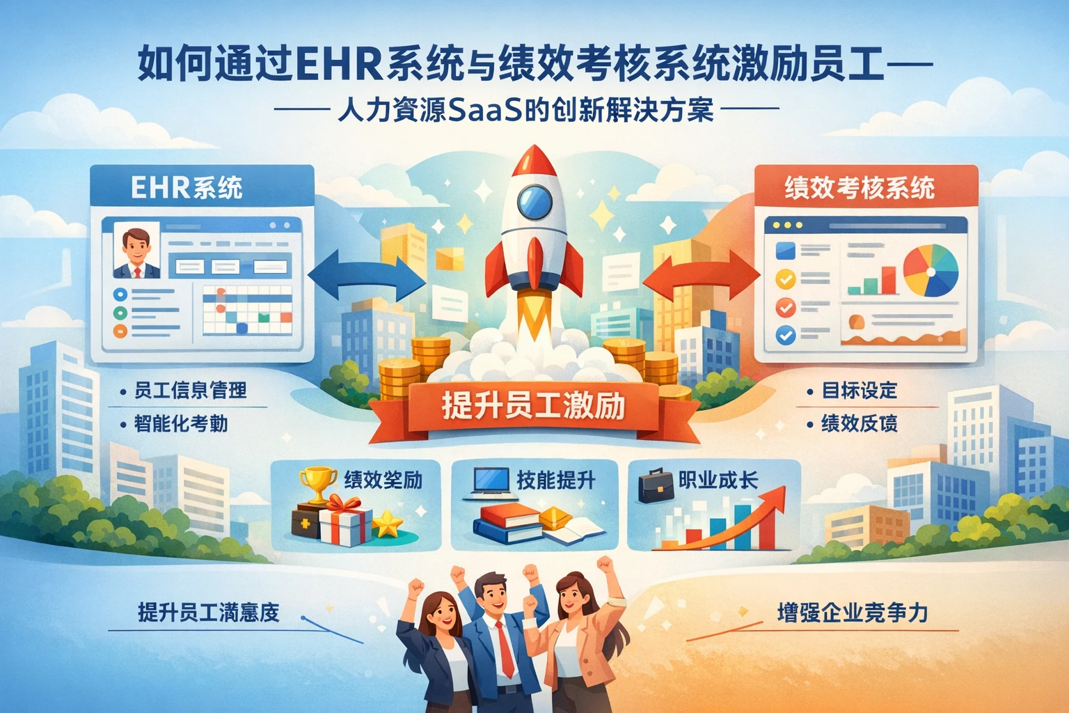 如何通过EHR系统与绩效考核系统激励员工——人力资源SaaS的创新解决方案