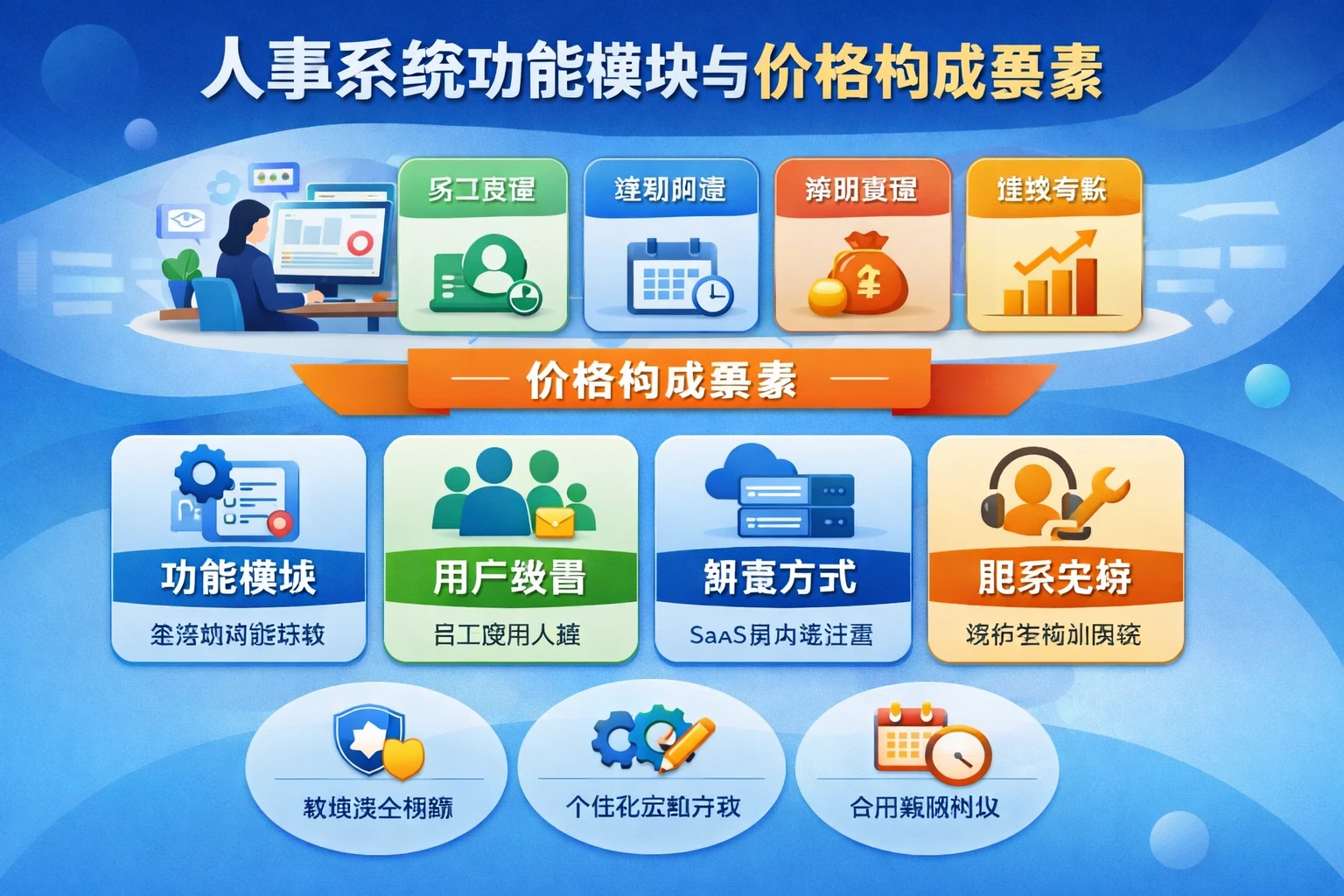 人事系统功能模块与价格构成要素