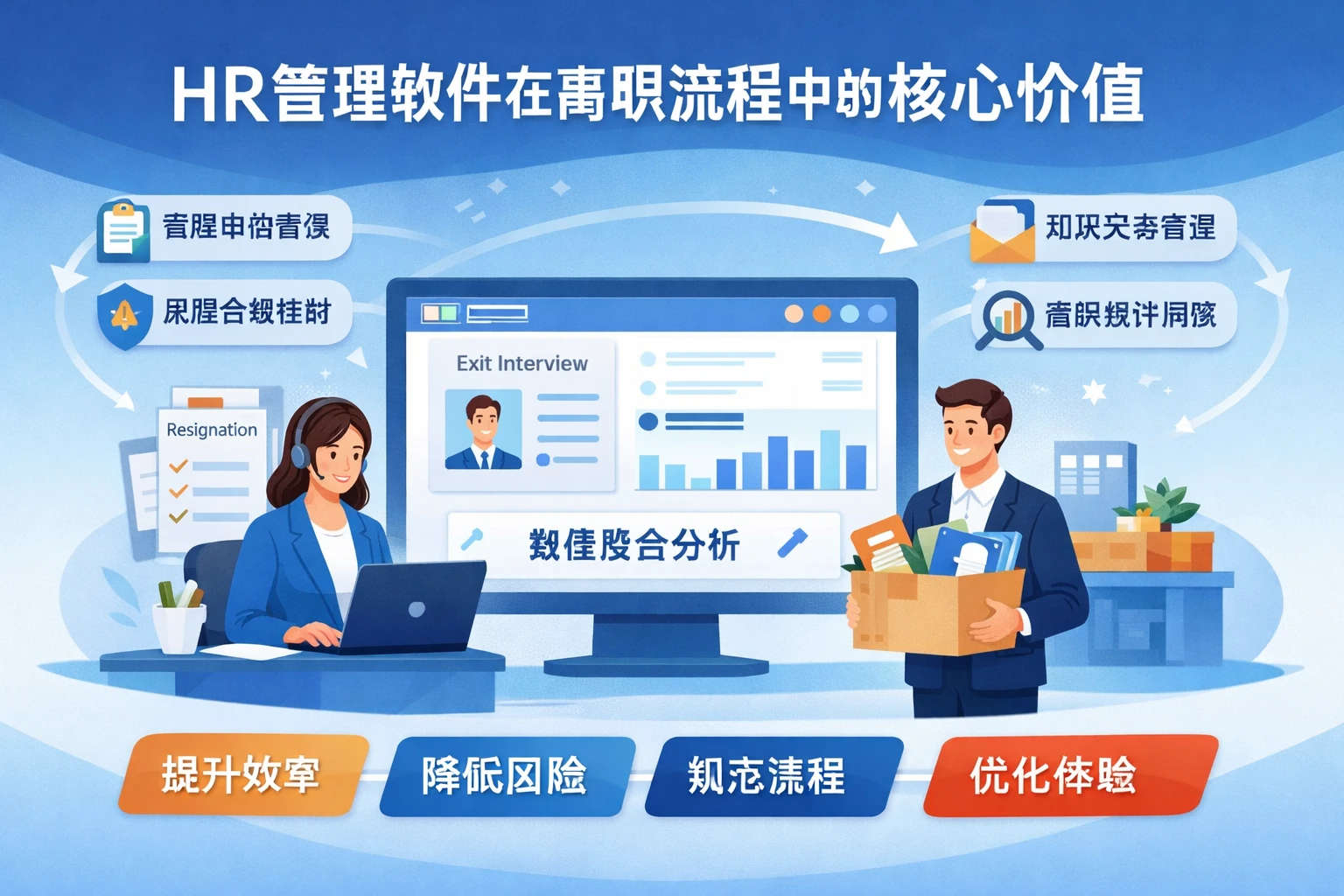 HR管理软件在离职流程中的核心价值