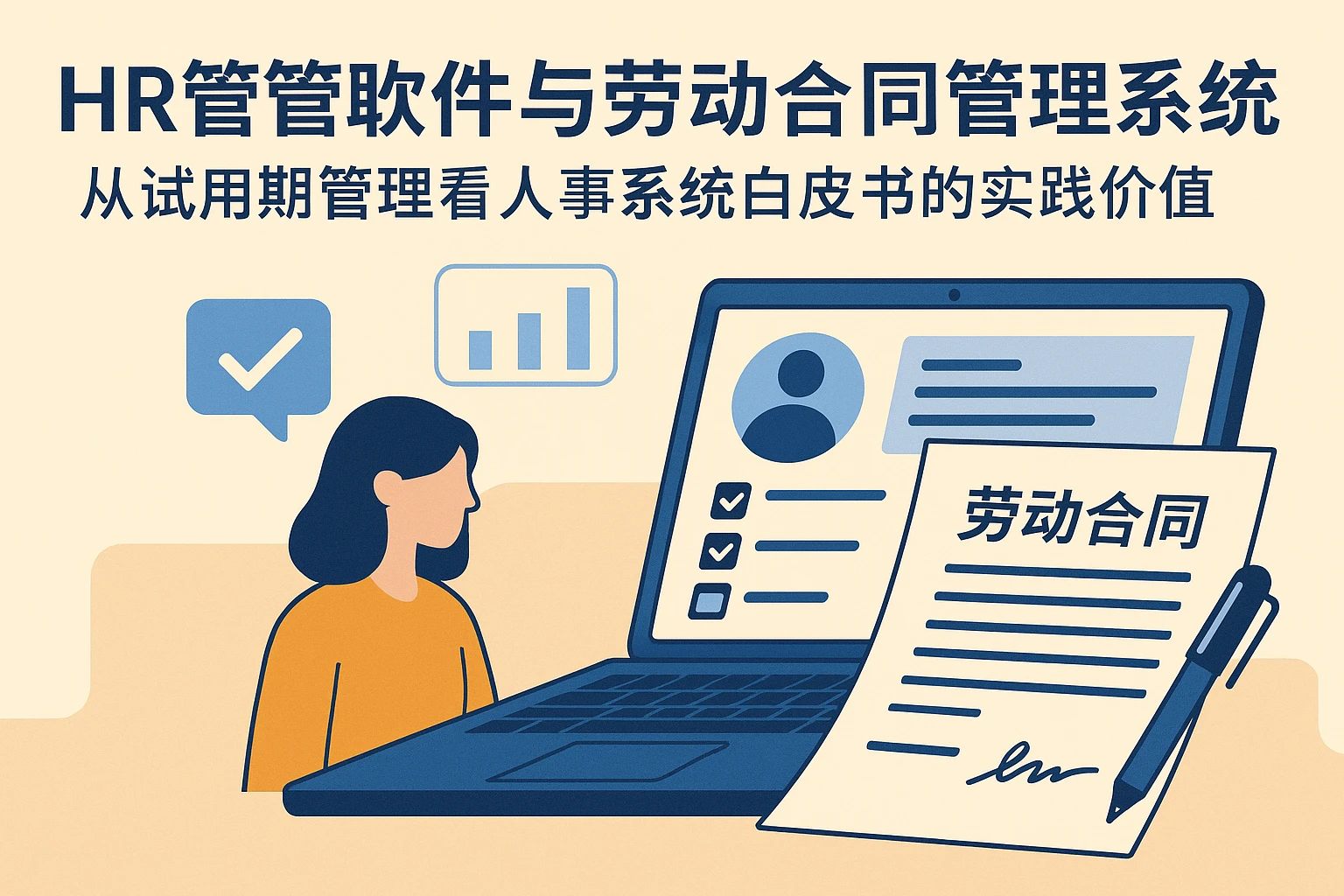 HR管理软件与劳动合同管理系统：从试用期管理看人事系统白皮书的实践价值