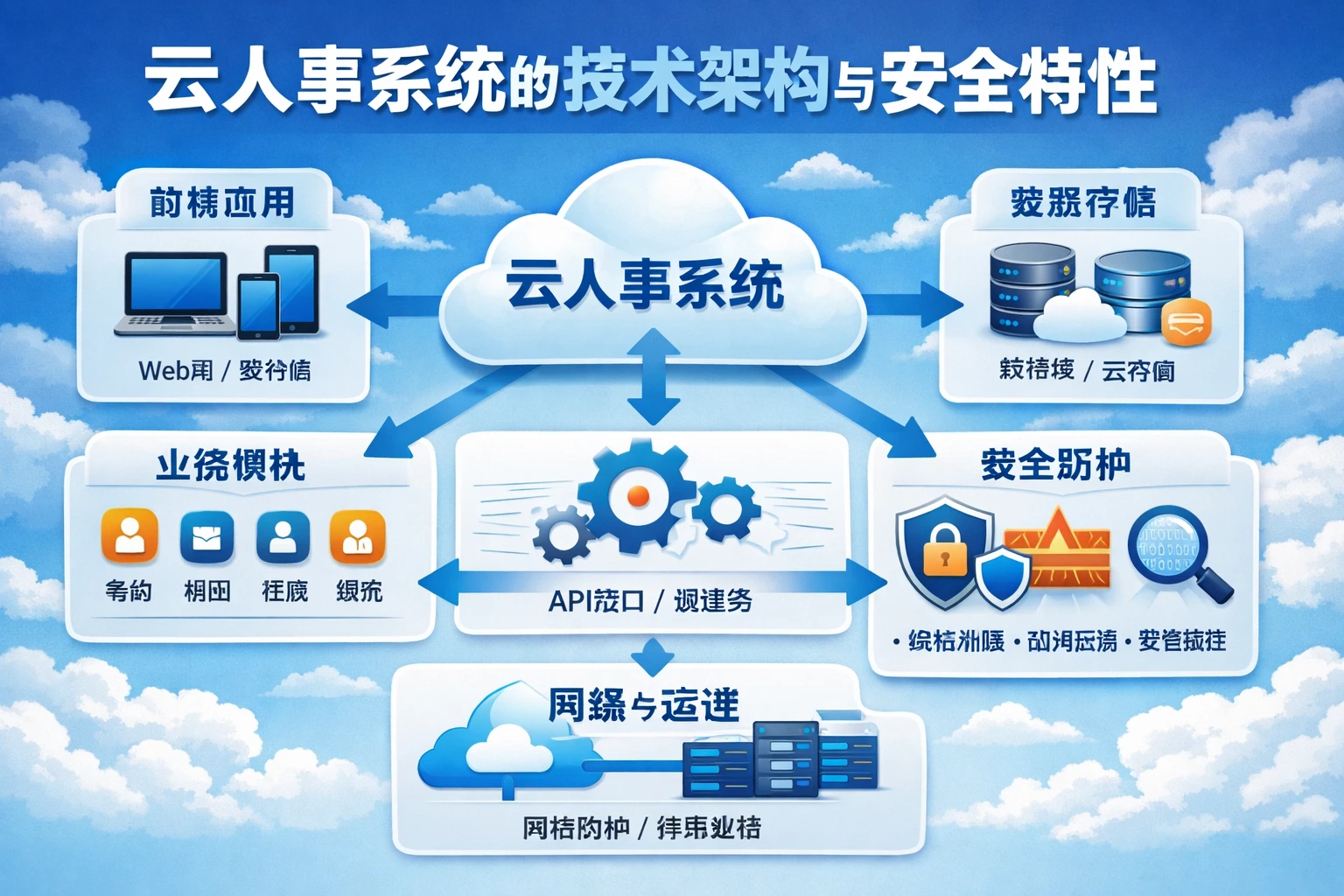 云人事系统的技术架构与安全特性