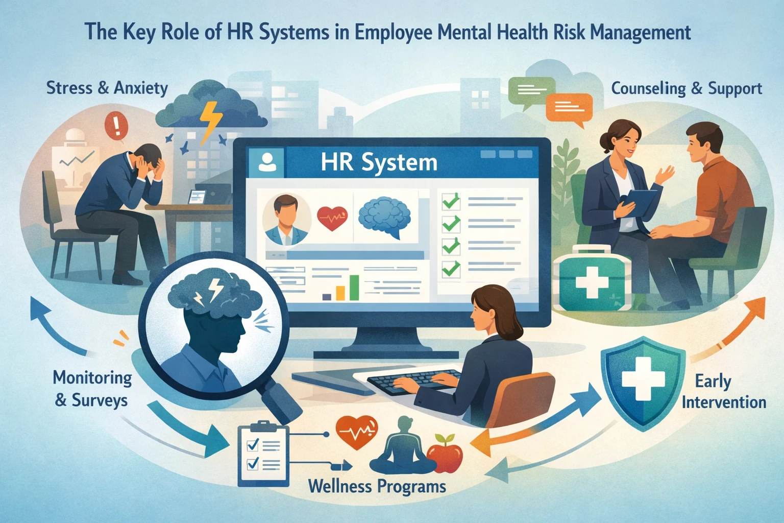 人事系统在员工心理健康风险管理中的关键作用