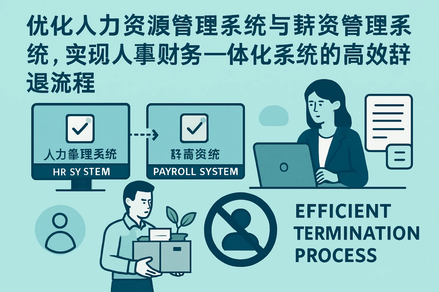 优化人力资源管理系统与薪资管理系统，实现人事财务一体化系统的高效辞退流程