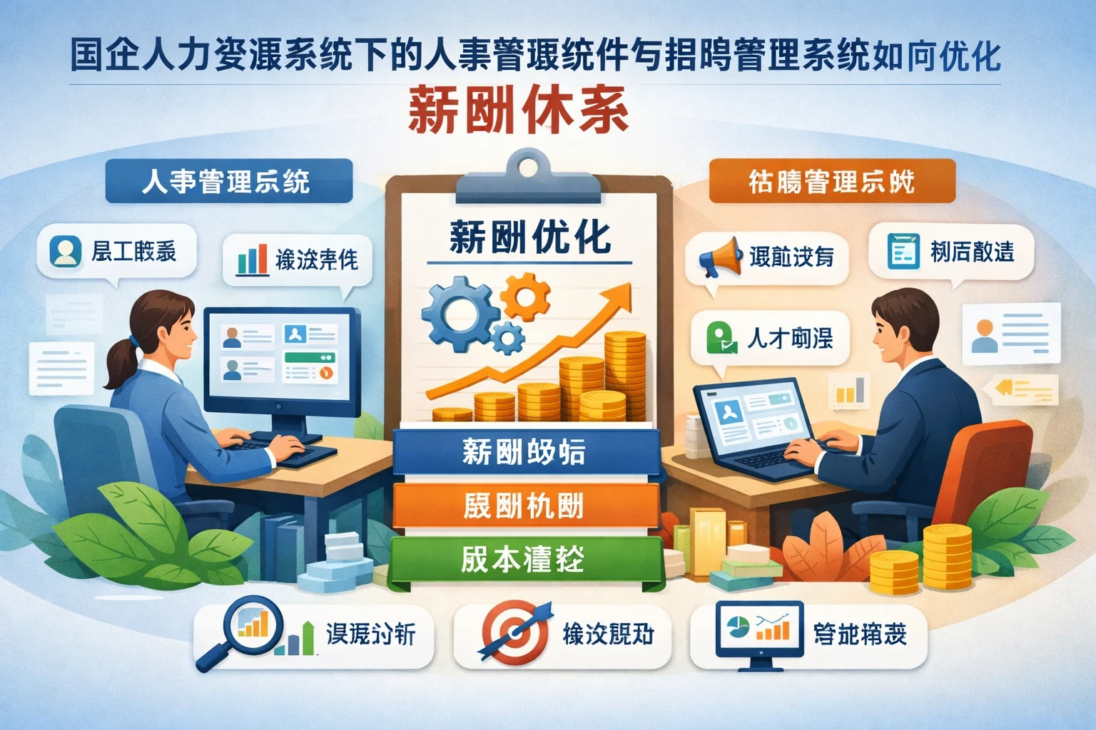 国企人力资源系统下的人事管理软件与招聘管理系统如何优化薪酬体系