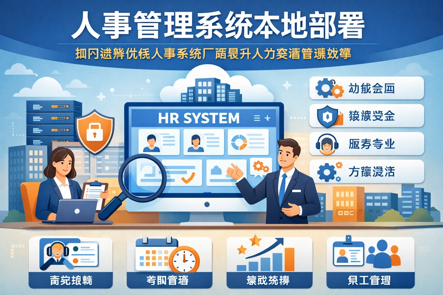 人事管理系统本地部署：如何选择优质人事系统厂商提升人力资源管理效率