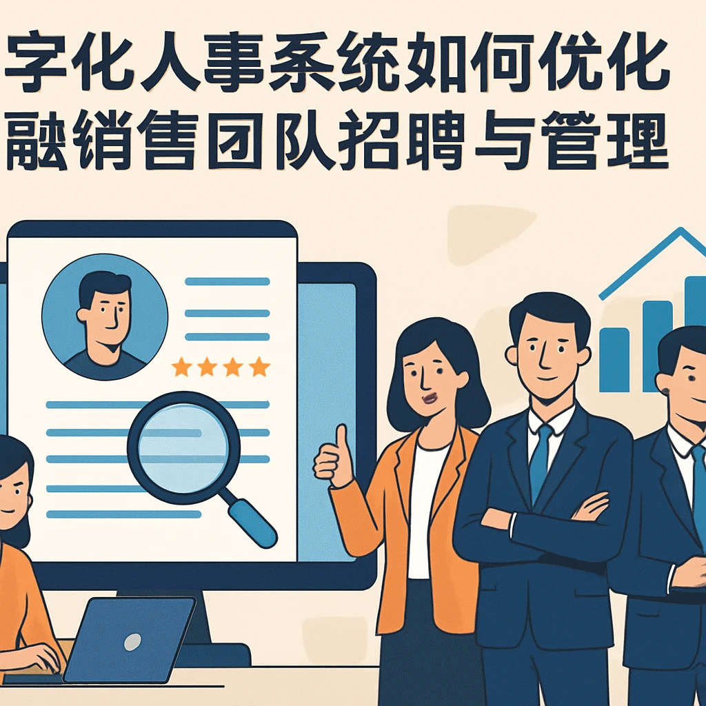 数字化人事系统如何优化金融销售团队招聘与管理