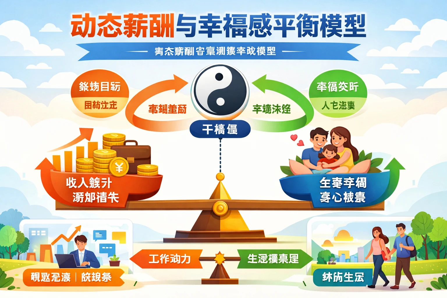 动态薪酬与幸福感平衡模型