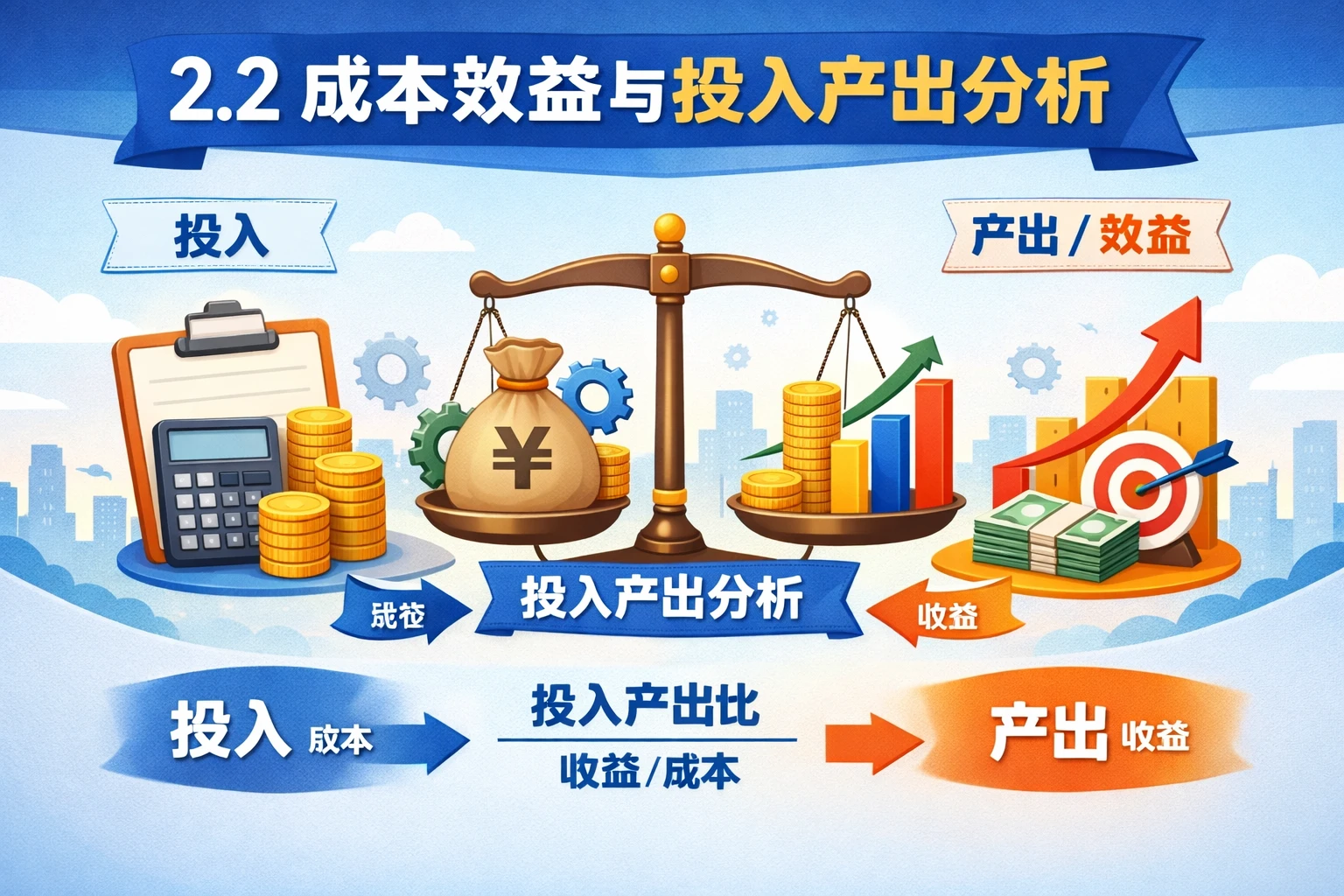 2.2 成本效益与投入产出分析