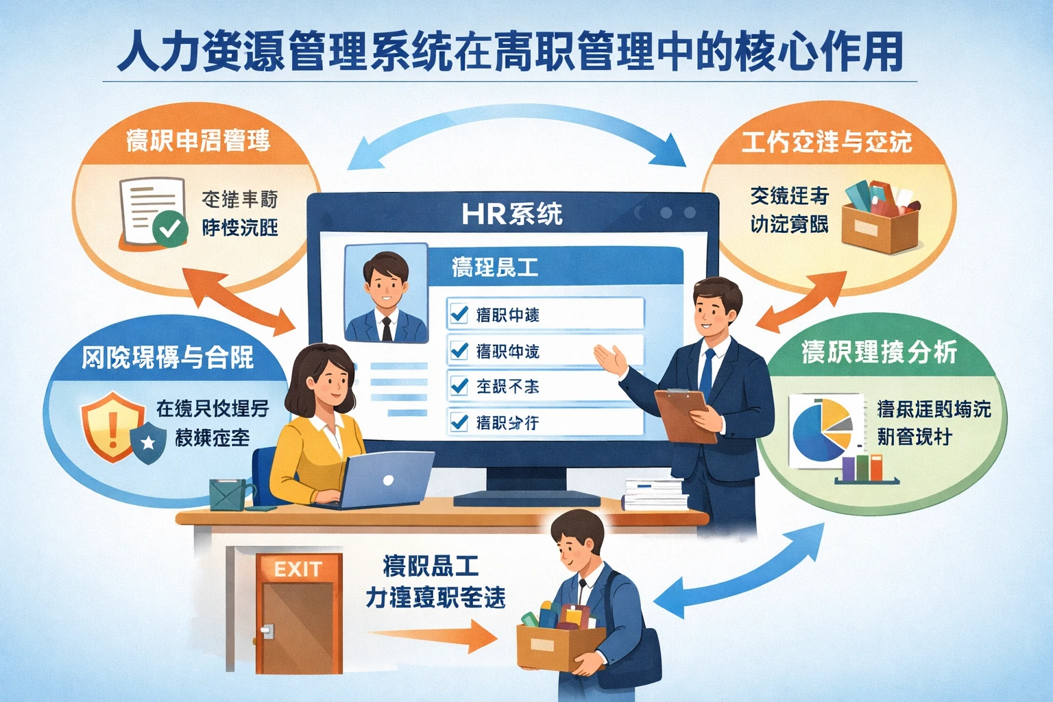 人力资源管理系统在离职管理中的核心作用