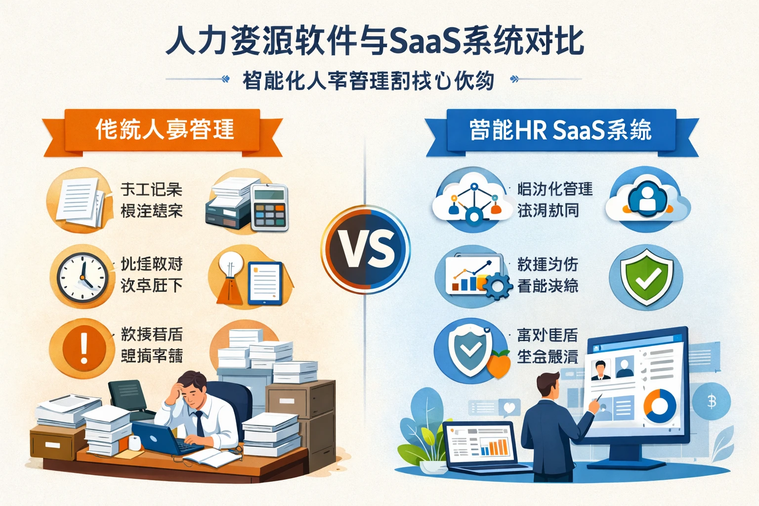 人力资源软件与SaaS系统对比：智能化人事管理的核心优势