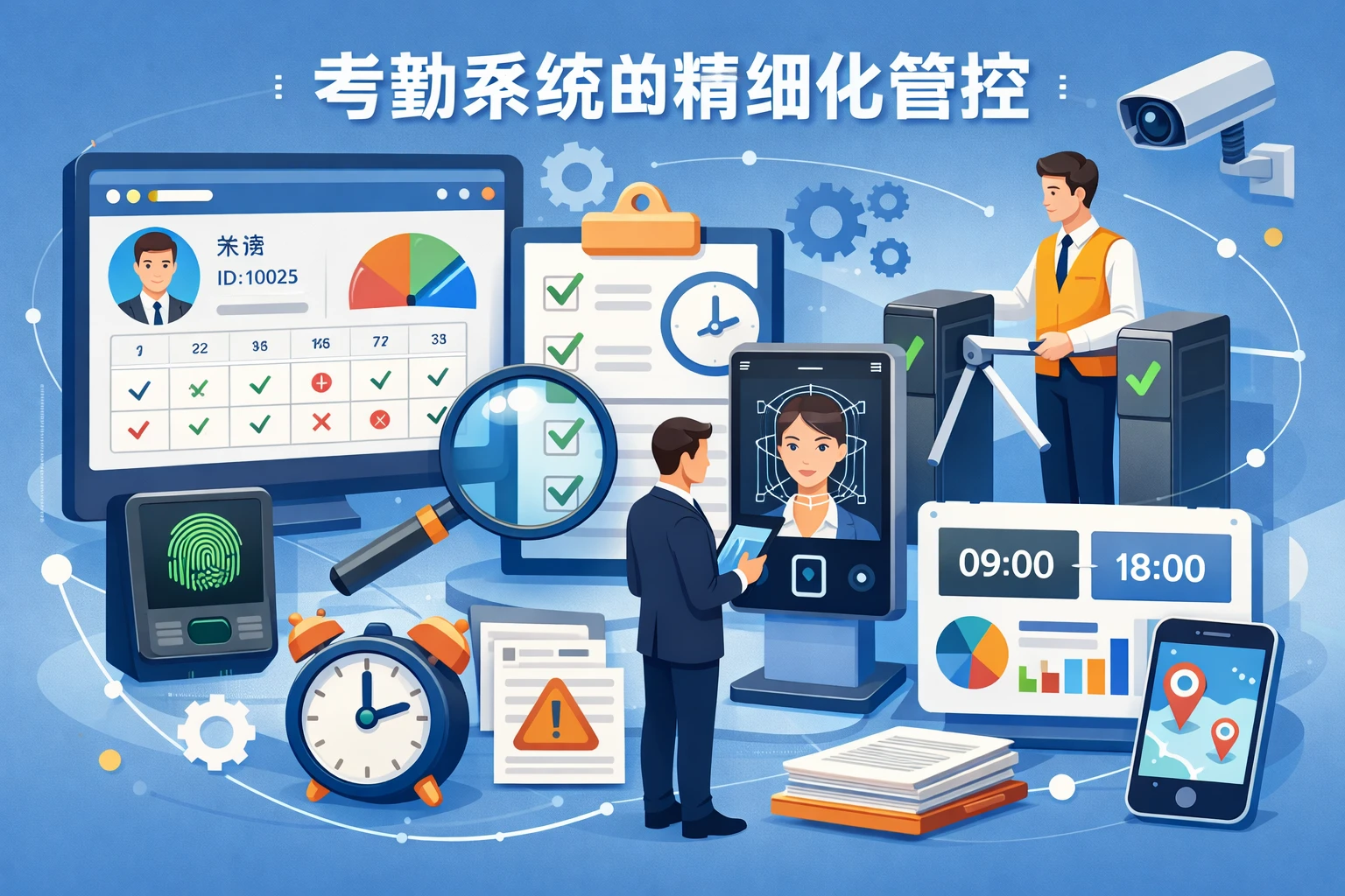 考勤系统的精细化管控