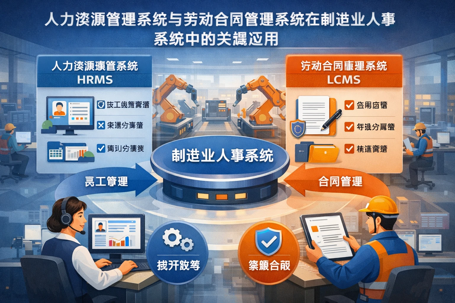 人力资源管理系统与劳动合同管理系统在制造业人事系统中的关键应用