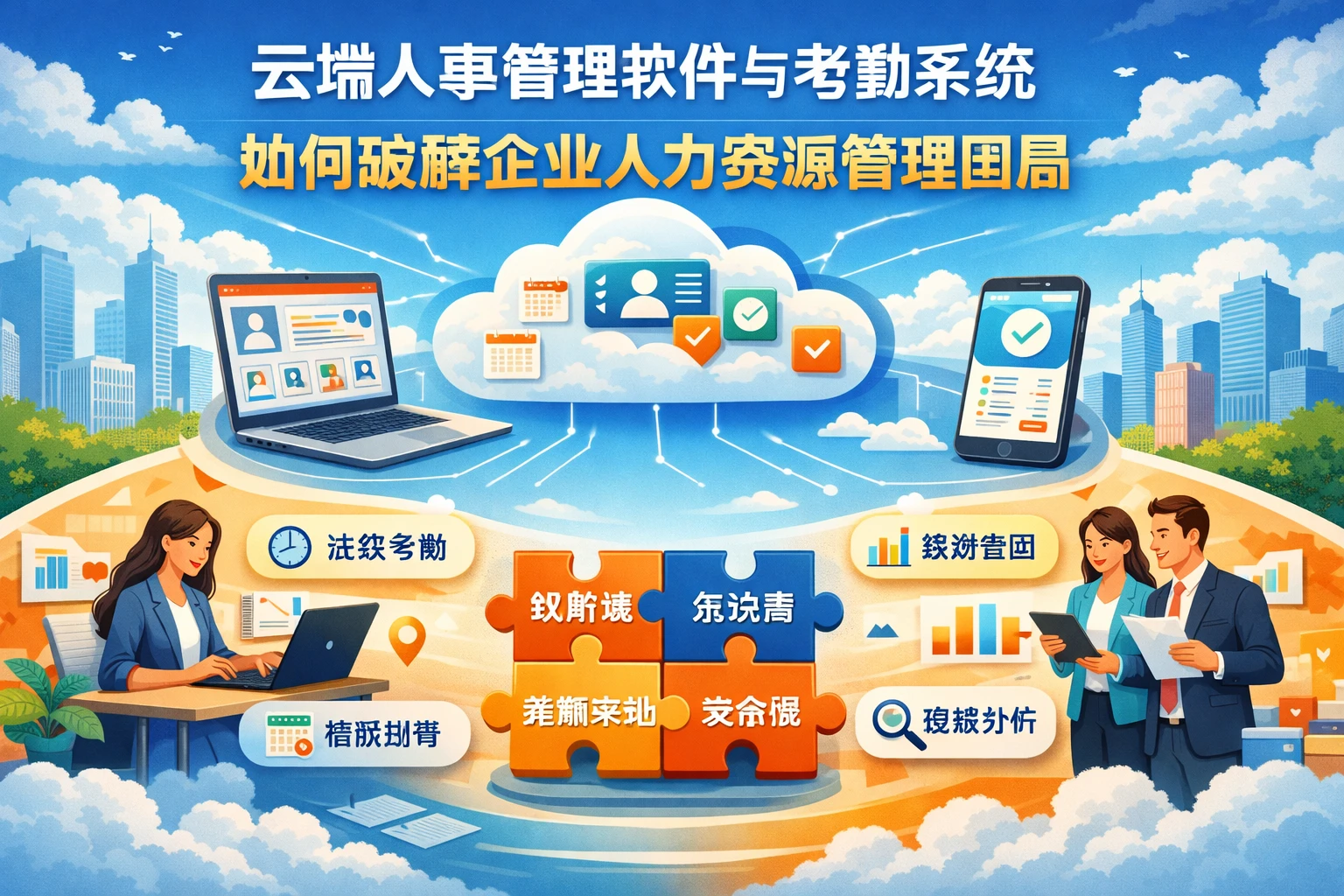 云端人事管理软件与考勤系统如何破解企业人力资源管理困局