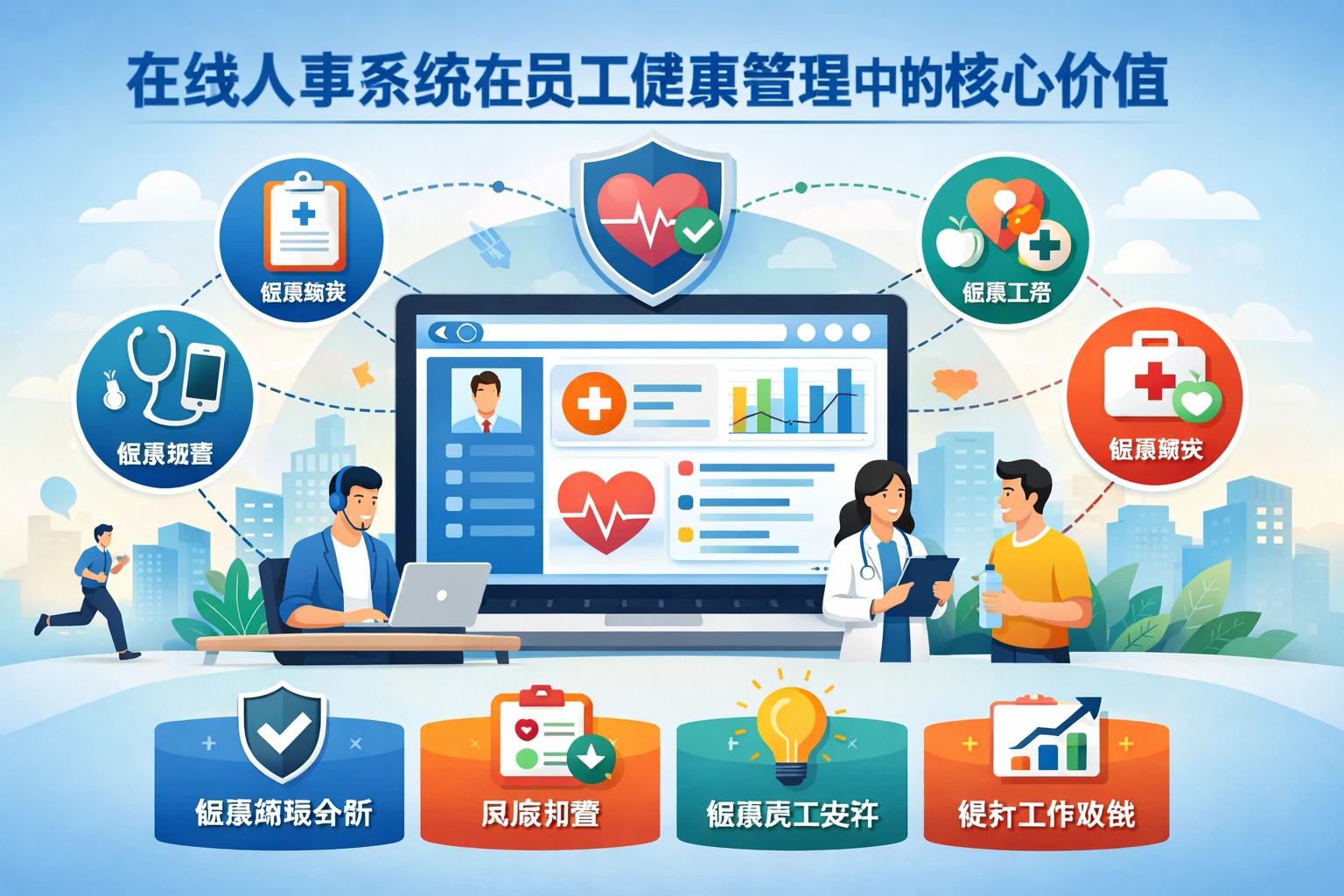 在线人事系统在员工健康管理中的核心价值