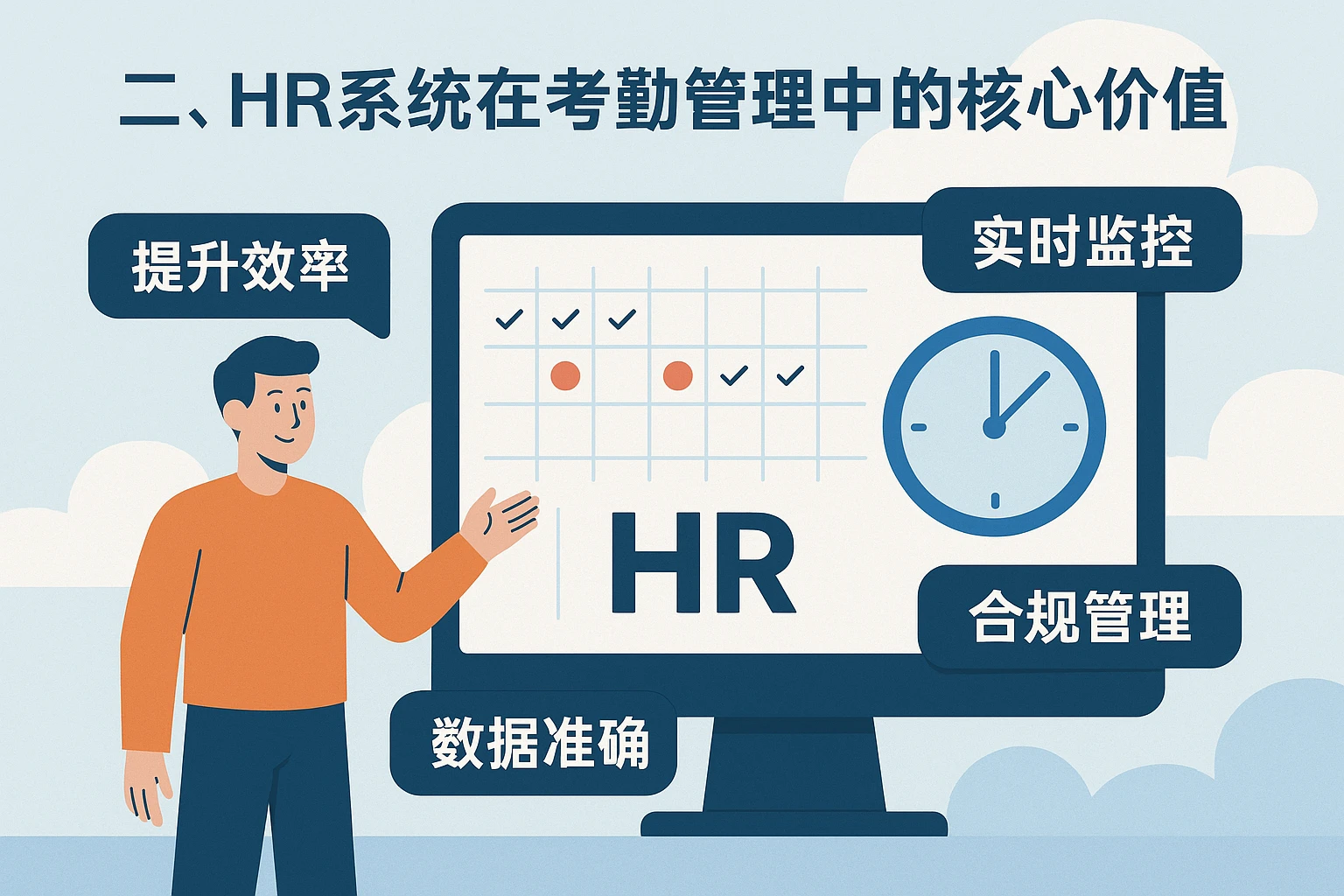 二、HR系统在考勤管理中的核心价值