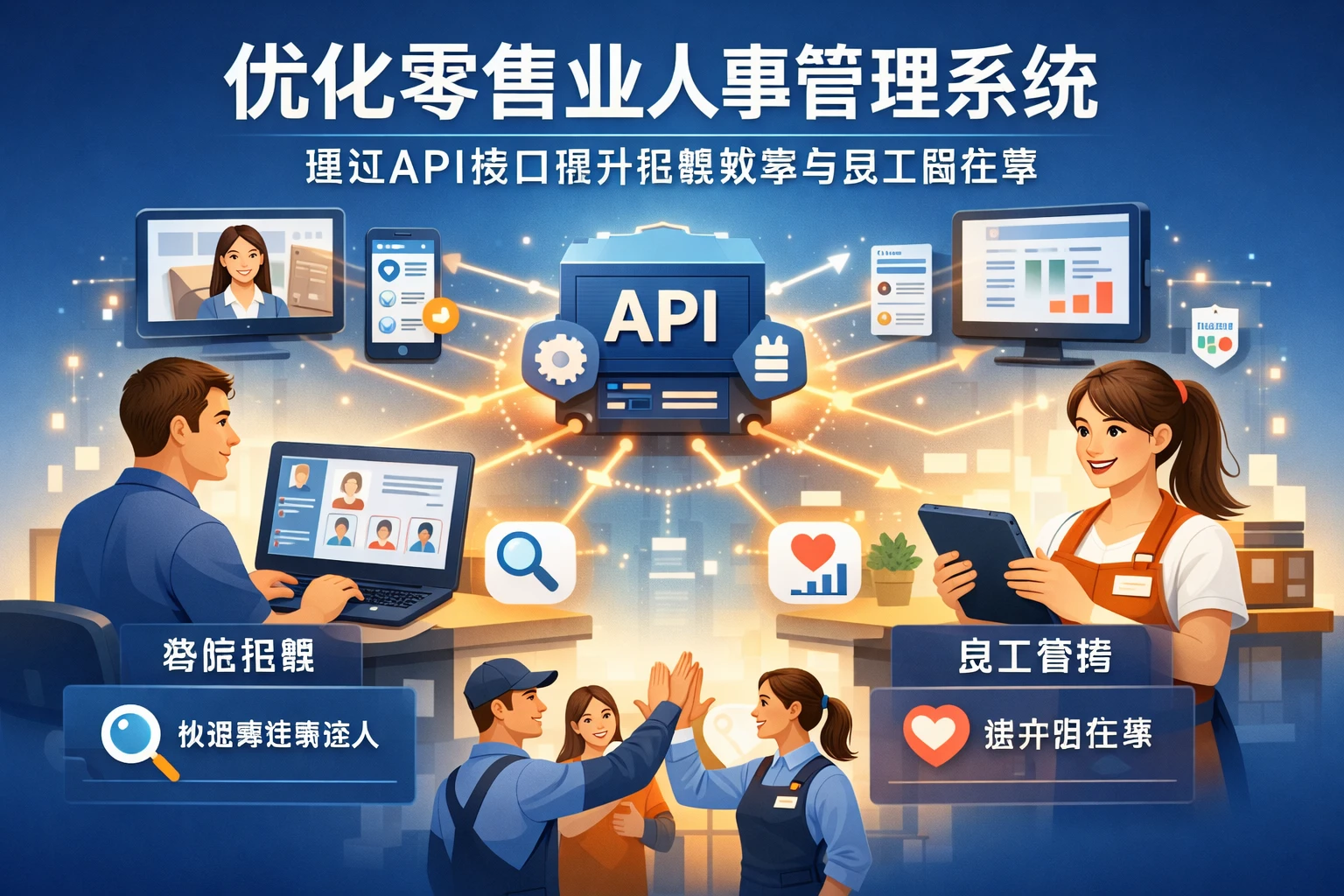 优化零售业人事管理系统：通过API接口提升招聘效率与员工留任率