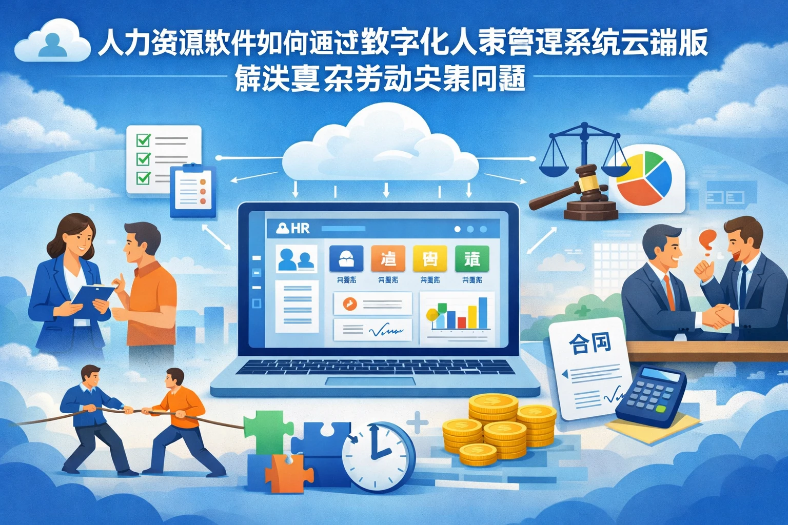 人力资源软件如何通过数字化人事管理系统云端版解决复杂劳动关系问题