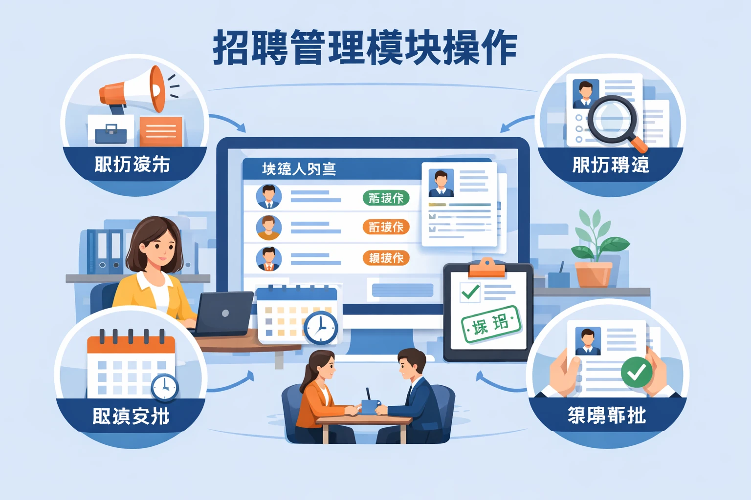 招聘管理模块操作