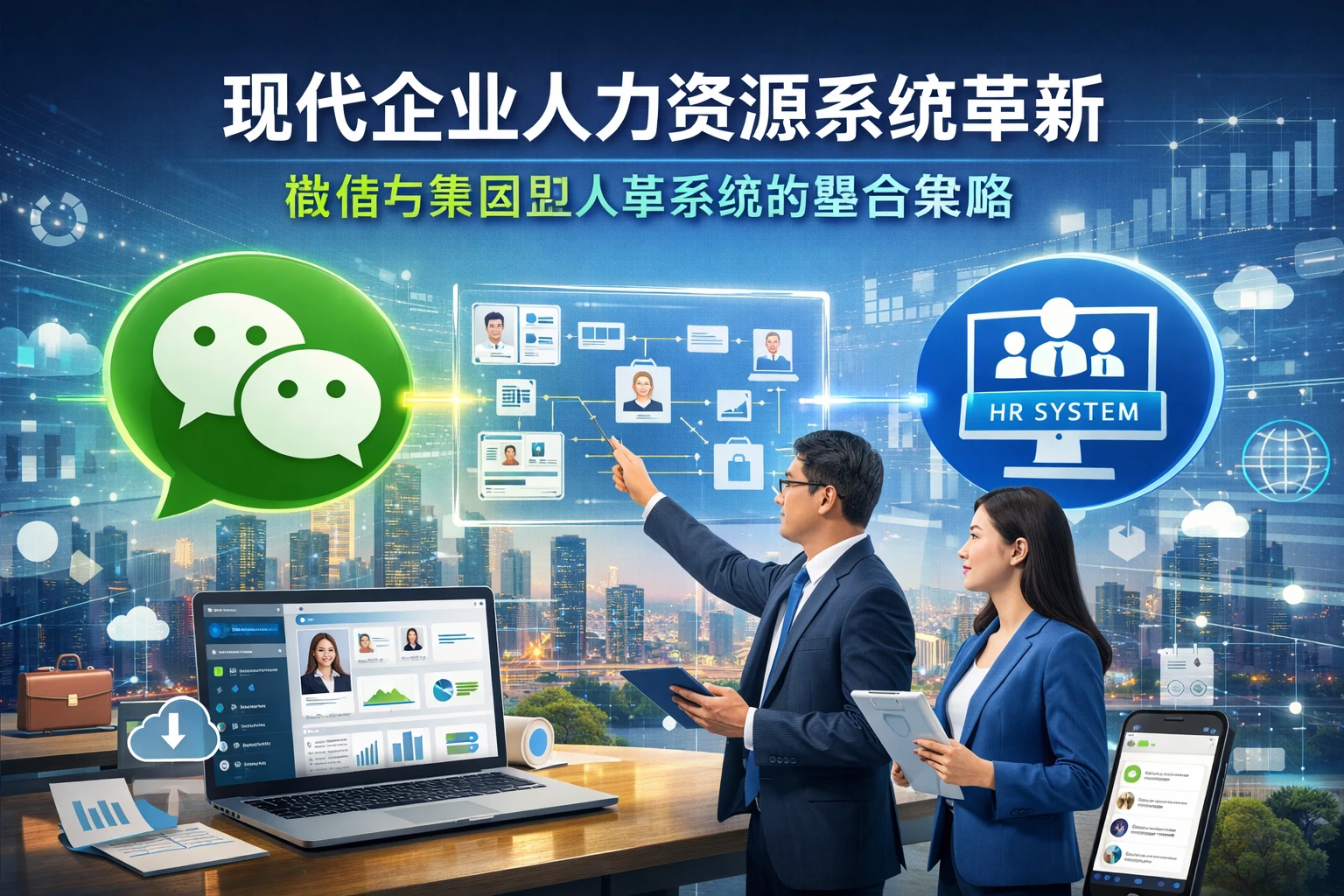 现代企业人力资源系统革新:微信与集团型人事系统的整合策略